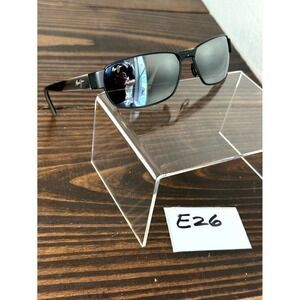 Maui Jim Black Coral MJ-249-2M Matte Black Sunglasses Rectangular Full Rim 115mm